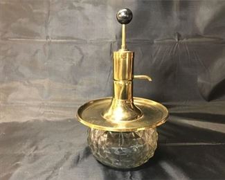 11. Vintage Unique  Park Industries Liquor Pump Decanter