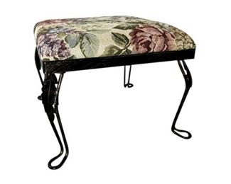 31. Elegant Padded Stool