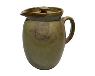 33. W. J. Gordy 7 34 Pottery Pitcher wLid