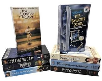 62. Lot of 8 VHS Movies