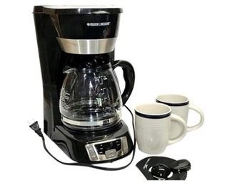 67. Black Decker, 12 c Coffee Pot, Programable with 2 cups
