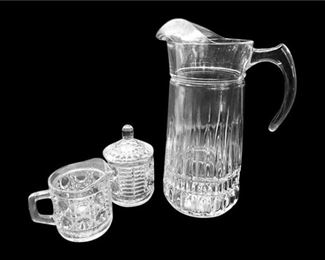 69. Vintage Glassware Lot, 3 pc