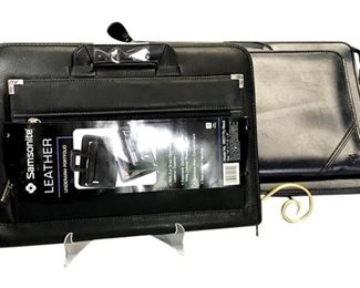 94. Samsonite Leather Portfolio Case  Cambridge Portfolio Case