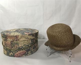 121. Corroboree Hat Co. Hat with Decorative Hat Box