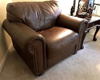 139. Brown Leather Chair