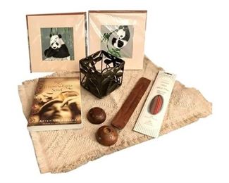 169. Elegant Panda Stitch Art, 9 pc Lot