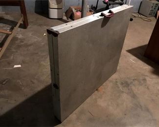 178. Folding Portable Metal Table