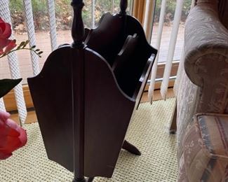 Vintage magazine stand