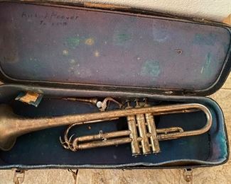 Antique trumpet