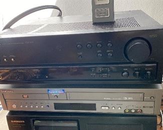 Pioneer and Samsung stereo equipment 