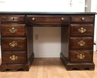 National Mt. Airy Desk with Brass Hardware