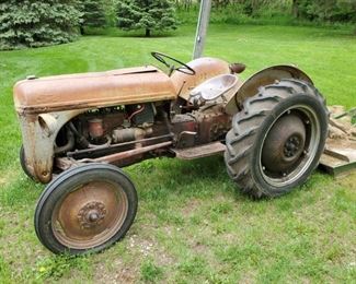 001 1948 8N Ford Tractor and Implements