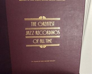 The Greatest Jazz Recordings of All Time. 100 vinyl record albums, The Franklin Mint.