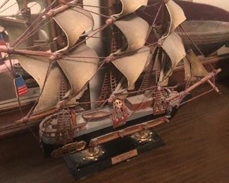 smaller model ship 