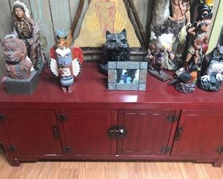 authentic native american art- and more just a ton of cool stuff RED CHEST SOLD