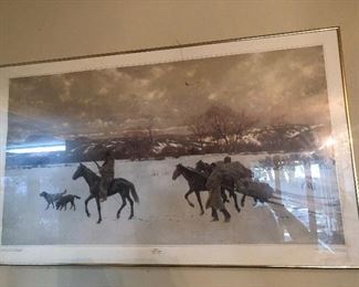signed print listed artist