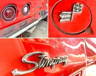 1972 Corvette, 105,835 miles, 350 V8, automatic, t-tops, removable rear window, red exterior / black interior, garaged, same owner for 20 years, some parts replaced (original parts in boxes - part #s match), currently not running - needs new battery / tune-up, $19,500. CONTACT EVAN: 314-610-2781