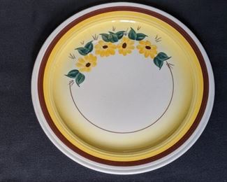 Such a sunny disposition! Who knew a set of china could teach us such valuable lessons about human behavior. No SUI's needed to enjoy dining on this vintage California Vernon Kilns hand-painted earthenware.