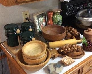 Wood bowls