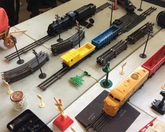 Vintage 1960’s Lionel train sets.