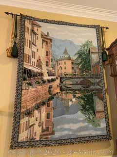 The Canals at Burges Wall Tapestry