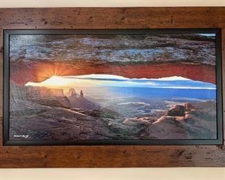 Robert Gertz Canyon Arch Art Photography Framed Picture PrimoVision	29.5x48.5x1in	HxWxD	AH109