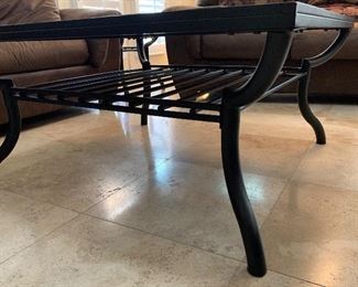 Iron & Slate Tile Rustic Coffee Table	19x40x40	HxWxD	AH112