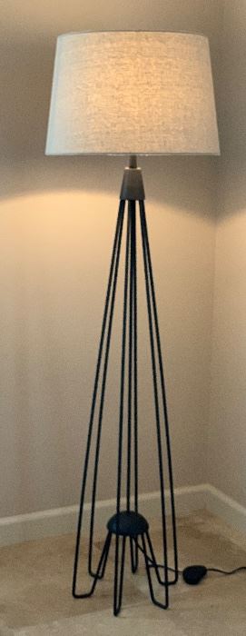 Iron Rod Floor Lamp	67in H x 17in Diameter (at top)		AH141