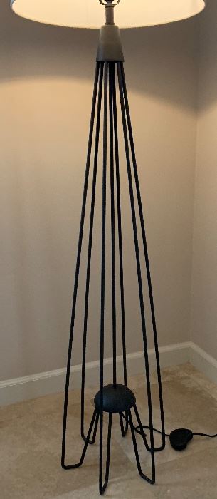 Iron Rod Floor Lamp	67in H x 17in Diameter (at top)		AH141