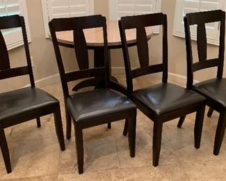 Ashley Furniture Naomi Faux Stone Top Table & 4 chairs	30in H x 42in Diameter		AH184