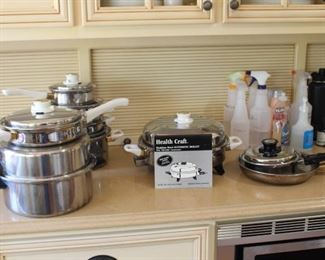 Health Craft pots and pans-waterless