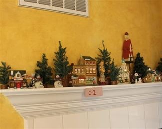 Lot of 4 Christmas Houses-Online Auction maybe available at the sale