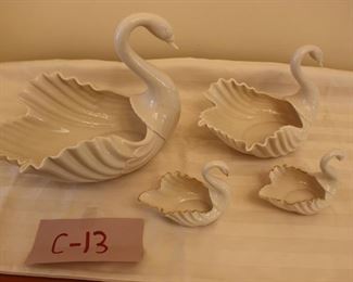 Lenox Swans--Online Auction maybe available at the sale