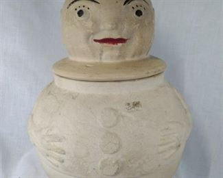 Large Cookie Jar Marked USA
