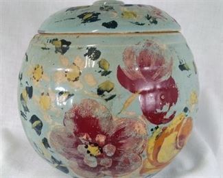 Floral Cookie Jar