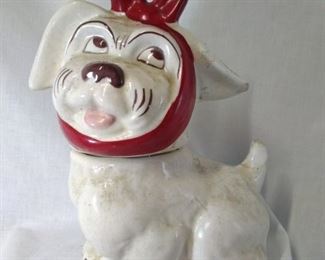 Brush McCoy Dog with Red Bow