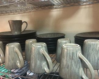 full set of dishes