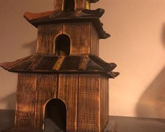 bamboo bird house
