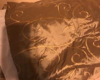 long silk custom drapes