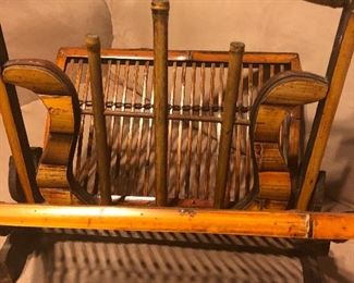 bamboo magazine holder