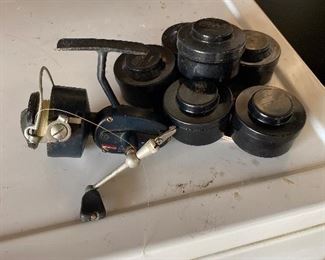 Mitchell Garcia reel with extra spools