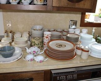 Tea set, Stoneware dish set, corelle set