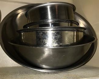 stainless mixing bowl set