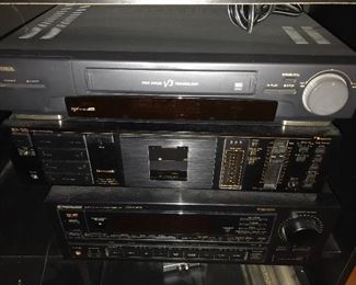 Toshiba and Pioneer stereo components