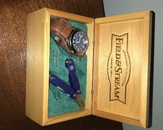 watch and knife set