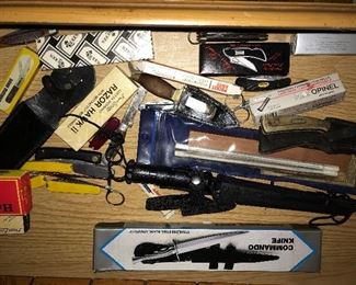 Several knives