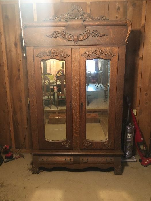 Antique Armoire $1500- Bring a Camel with you... Cause this boy is HEAVY buy B.E.A.U.T.I.F.U.L