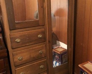 Antique Wardrobe. Would be wonderful in a kids room!