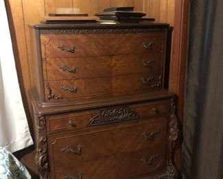 Antique Chest of Drawers with Cedar Chest for bottom drawer... see next pic. 