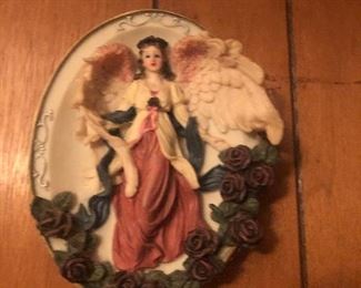 Ceramic Angel w/florals